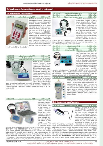 2. Instrumente medicale pentru mÄsurat - medisal.ro