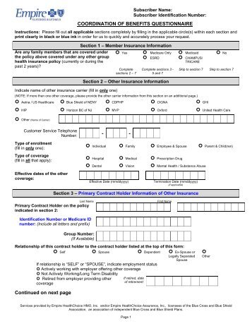 empire blue cross blue shield copay and coinsurance empire blue cross blue shield copay and coinsurance