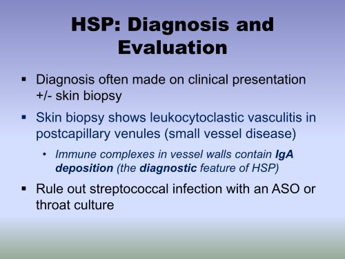 Petechiae, Purpura and Vasculitis