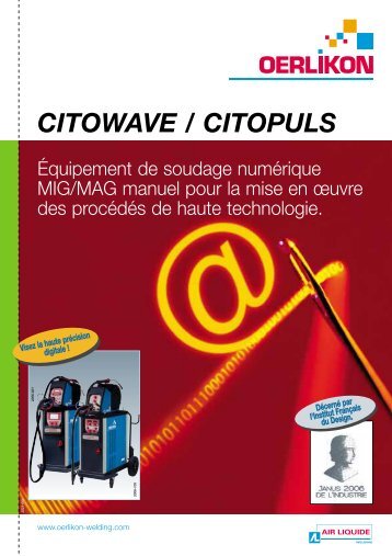 CITOWAVE / CITOPULS - Oerlikon Servicios > Welding Assistance