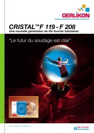 CRISTALâ¢F 119 - F 208 - Air Liquide Welding