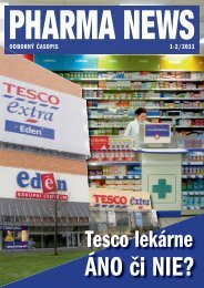 ODBORNÃ ÄASOPIS 1-2/2011 - pharma news