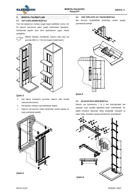 FlexyLift montaj klavuzu.pdf - KLEEMANN