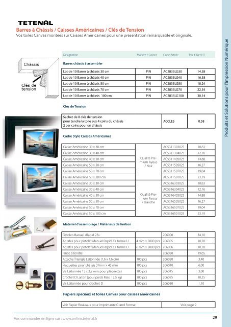 Produits et Solutions pour l'Impression NumÃ©rique