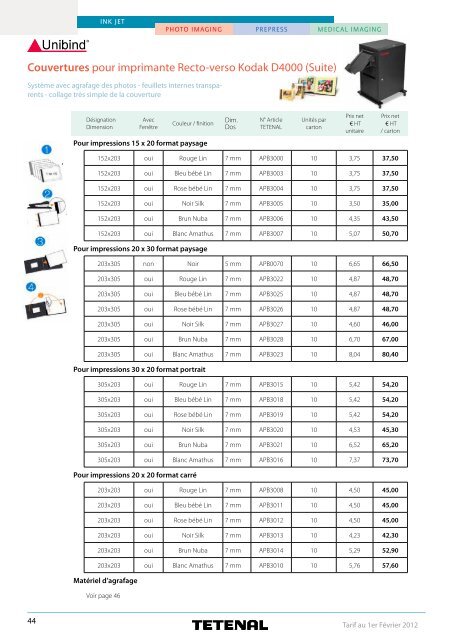 Produits et Solutions pour l'Impression NumÃ©rique