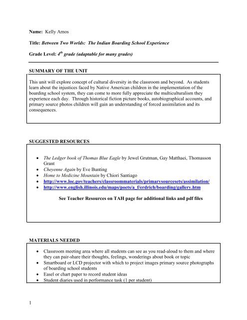 Ubd Unit Indian Boarding Schools.pdf - Richmond Community Schools