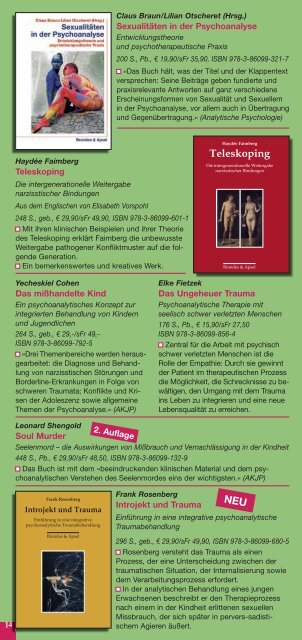 Katalog - Brandes & Apsel Verlag