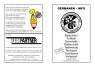 Germanen-Info 1/2008 (Web) - SpeedPartner GmbH