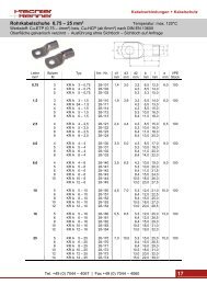 Rohrkabelschuhe | Tubular Cable Lugs - Prechter + Renner GmbH