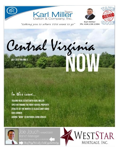 Central Virginia NOW Magazine July 2015