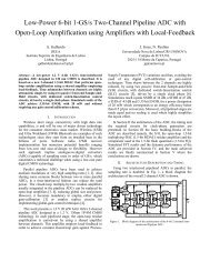 Low-Power 6-bit 1-GS/s Two-Channel Pipeline ADC with Open ...