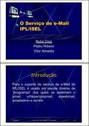 A Rede InformÃ¡tica do IPL e do ISEL - 3Âª Parte (PDF)