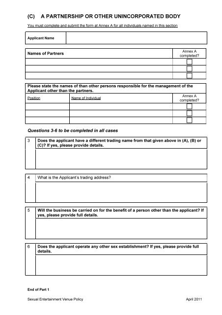 Sexual Entertainment Venue Policy - Coventry City Council