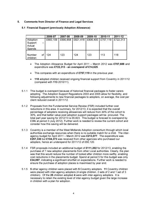 Adoption Service Annual Report and Statement of Purpose PDF 258 ...