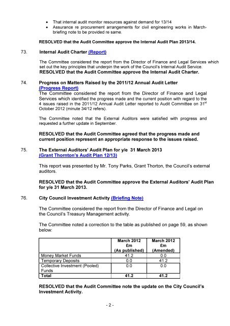 Minutes PDF 40 KB - Meetings, agendas, and minutes