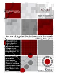 Volume 3, ISSUE1/2012 - Review of Applied Socio-Economic ...