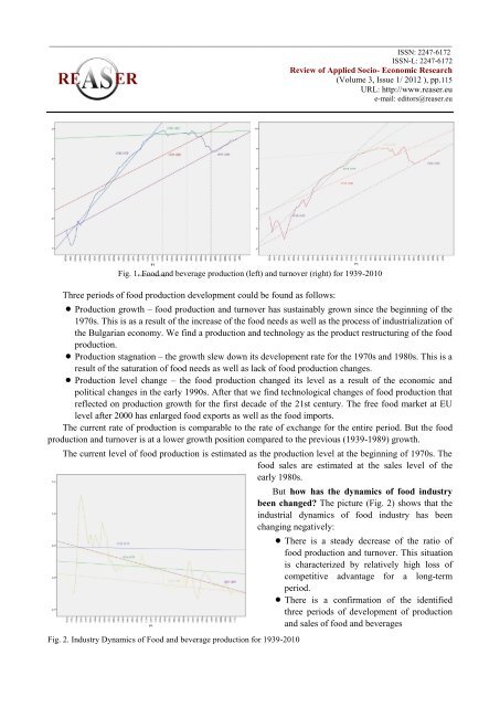 Volume 3, ISSUE1/2012 - Review of Applied Socio-Economic ...