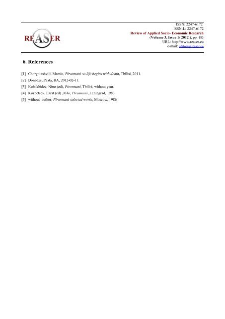 Volume 3, ISSUE1/2012 - Review of Applied Socio-Economic ...