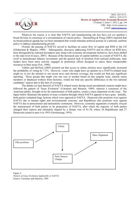 Volume 3, ISSUE1/2012 - Review of Applied Socio-Economic ...