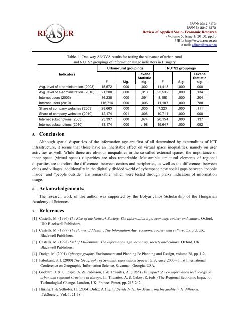 new characteristics of inequalities in the information society and ...