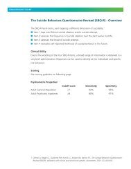 The Suicide Behaviors Questionnaire-Revised (SBQ-R) - Overview
