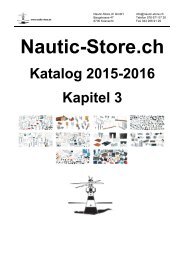 Nautic-Store.ch Bootszubehör Katalog Kapitel 3