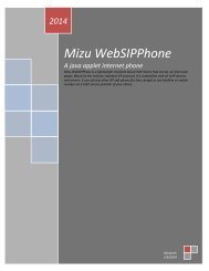 Mizu WebPhone - Mizu Voip