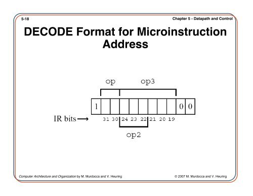 Computer Architecture and Organization Chapter 5 ... - IIUSA