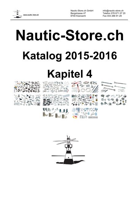 Nautic-Store.ch Bootszubehör Katalog Kapitel 4