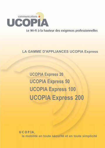 UCOPIA Express 200 - Connect Data