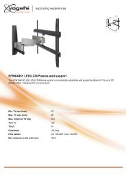 EFW6445+ LED/LCD/Plasma wall support - Vogels