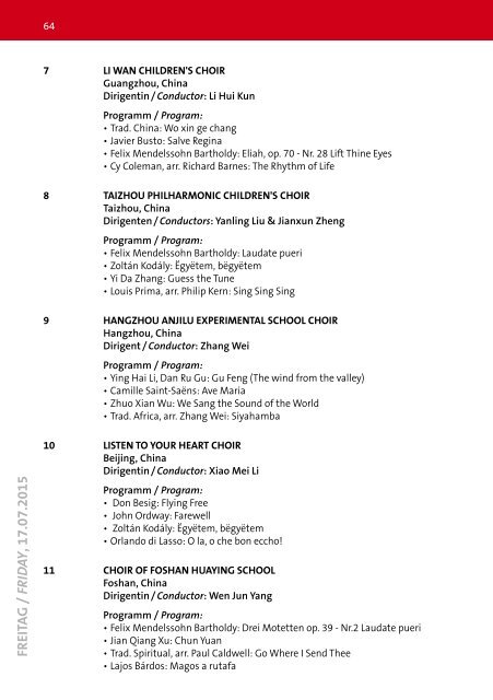 Wernigerode 2015 - Program Book