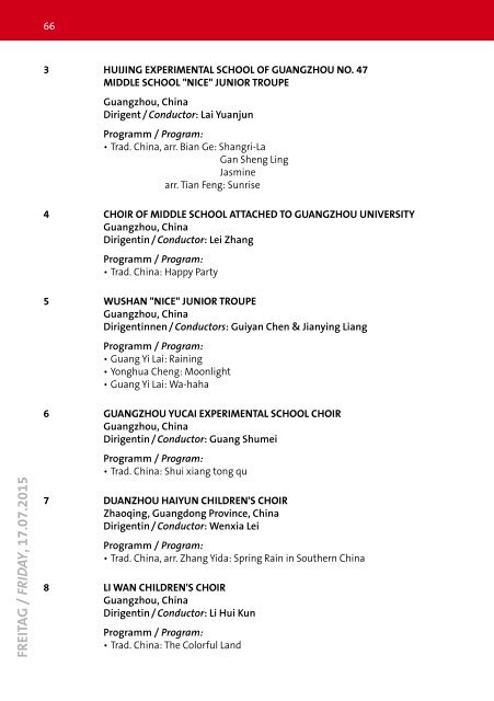 Wernigerode 2015 - Program Book