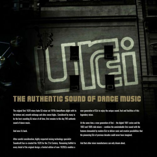 Urei Range Brochure - Soundcraft