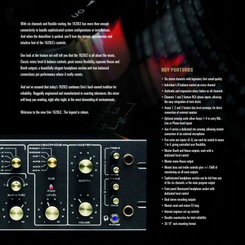 Urei Range Brochure - Soundcraft