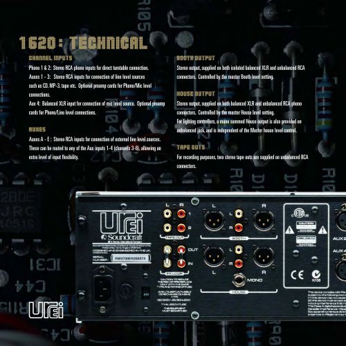 Urei Range Brochure - Soundcraft