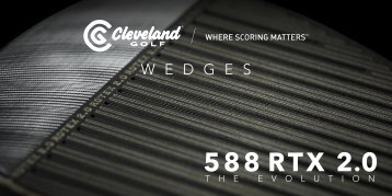 Cleveland Golf Wedges 588 RTX 2.0