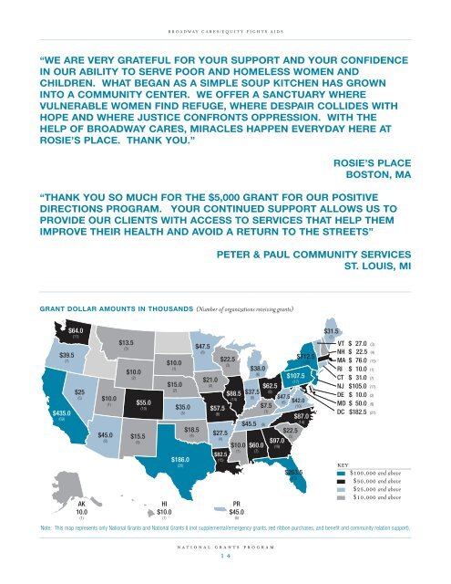 BC/EFA Annual Report 2004 - Broadway Cares/Equity Fights AIDS