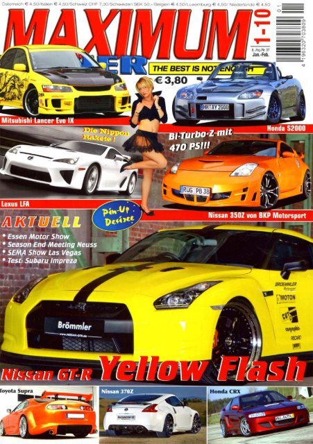 Maximum Tuner No. 1/2010 TRC Toyota Supra JZA80  - TRC-Tuning