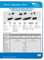 4V300 Series Solenoid Valve, Pneumatic Control Valve