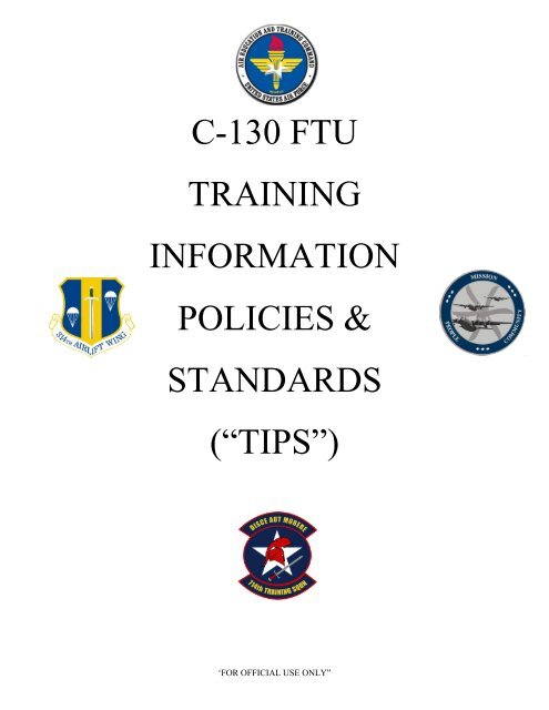 c-130 ftu training information policies &amp; standards - Baseops.net