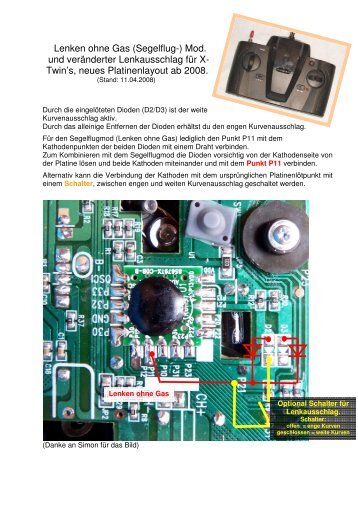 Lenken ohne Gas (Segelflug-) Mod. und ... - Die X-Twin Seite