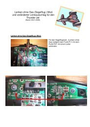 Lenken ohne Gas (Segelflug-) Mod. und ... - Die X-Twin Seite