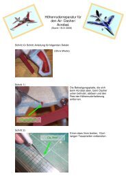 Hoehenruder_Reparatur_Dasher_Acrobat_free low - Die X-Twin Seite