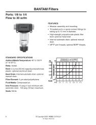 Download ROSS Air Preparation Filters PDF Files