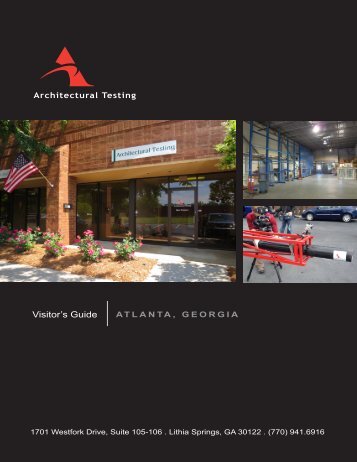 Visitor's Guide ATLANTA, GEORGIA - Architectural Testing