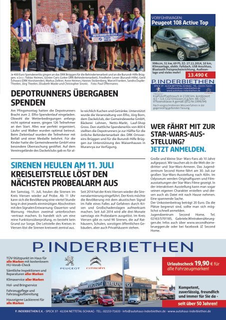 Stadtjournal Brüggen Juni 2015