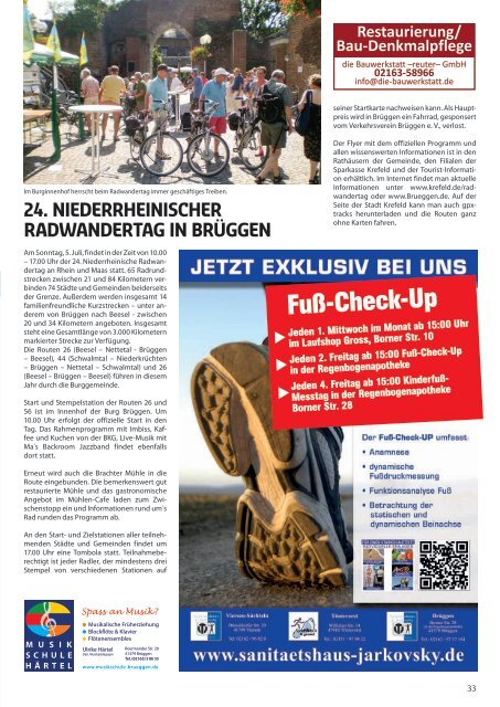 Stadtjournal Brüggen Juni 2015