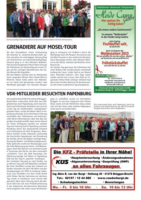 Stadtjournal Brüggen Juni 2015