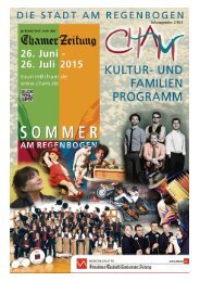 CHAM - Kultur- und Fanilienprogramm